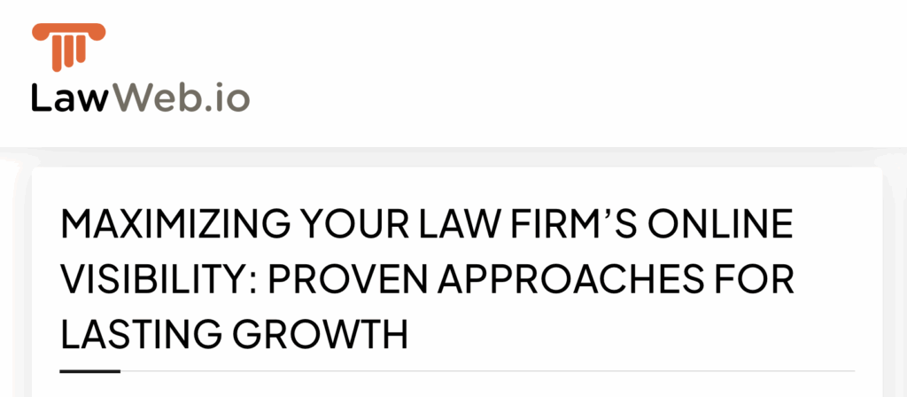 Maximize your growth